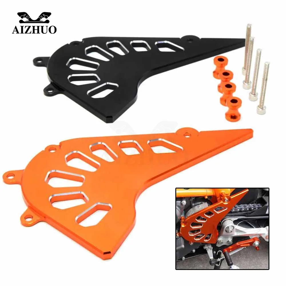 CNC Aluminum Motorcycle Front Sprocket Cover Engine Chain Guard Case Protection For KTM Duke 390 DUKE390 RC390 2013-2015