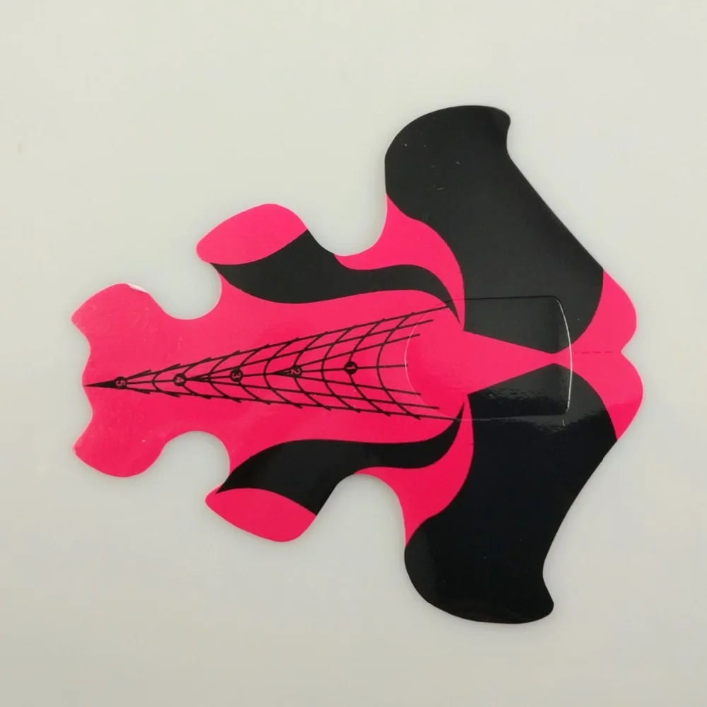 

10 pcs/ Lot Large Golden Fish U Shape Extension Nail Form Roll Art Tip Extension Forms for Acrylic UV Gel 8X7.5cm