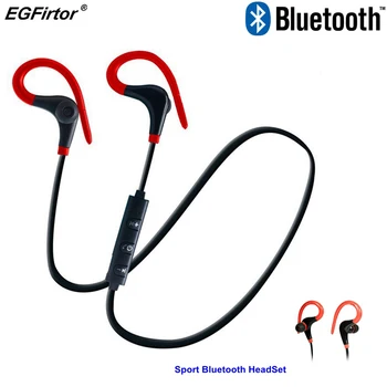 

Portable Sport Bluetooth Earphone Ear Hook Headset Wireless Ear-mounted Stereo Running Earphone Super Bass Earbuds Sweatproof