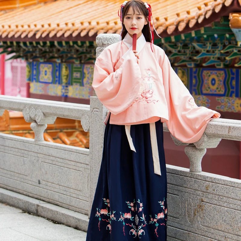 Hanfu Китайский Костюм Древний китайский костюм розовый hanfu платье hanfu женское китайское свадебное платье