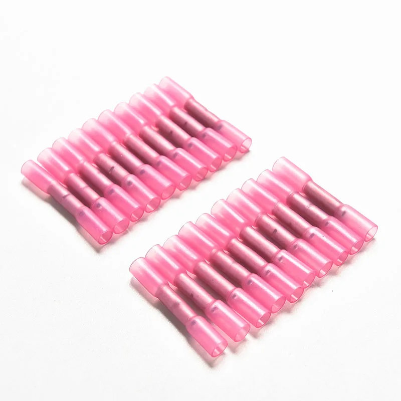 20 pcs Red 18-22 AWG Heat Shrink Butt Wire Crimp Connector Electrical Terminals | Компьютеры и офис
