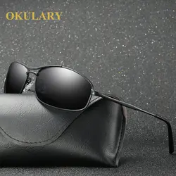 Okulary Новые HD поляризационные Солнцезащитные очки для женщин Для мужчин Для женщин Брендовая Дизайнерская обувь из металла Рамки очки UV 400