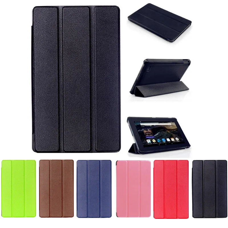 

Ultra Slim Leather Cases Stand Cover for Amazon Kindle Fire HD7 2015 DJA99