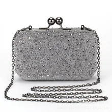 Женская вечерняя сумочка, женский клатч, стразы, Кристалл, дневной клатч, кошелек, сумочка для свадьбы, вечерние, для банкета, черный/золотой, серебряный, Z14