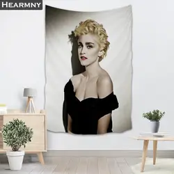 Пользовательские Мадонна стены декоративный домашний, мебельно-декоративная ткань Настенный Ковер прямоугольной формы современный