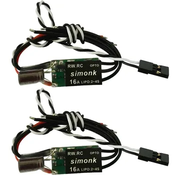 

Mini SimonK 16A ESC OPTO 18KHz 20-499HZ PWM 2-4S for FPV RC QAV250 Quadcopter Newest