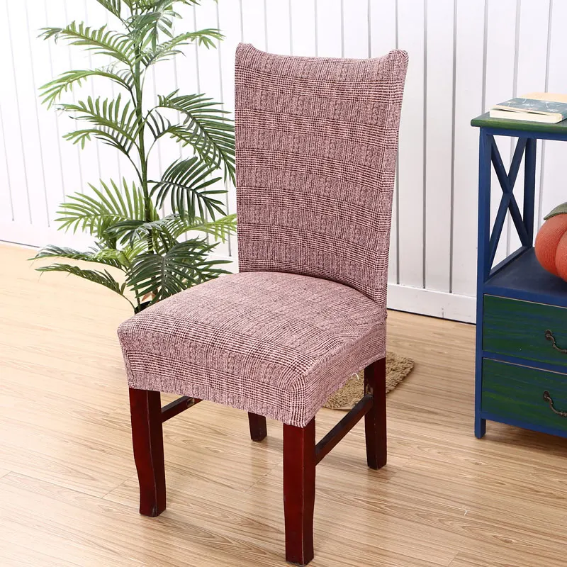 Чехол на обеденный стул из спандекса с защитой от грязи съемный растягивающийся