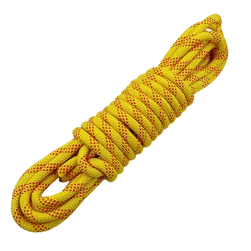 Tanie Bezpieczeństwo na zewnątrz lina 12mm średnica drzewo ściana lina wspinaczkowa sprzęt wspinaczkowy sprzęt wędkarski lina o dużej wytrzymałości