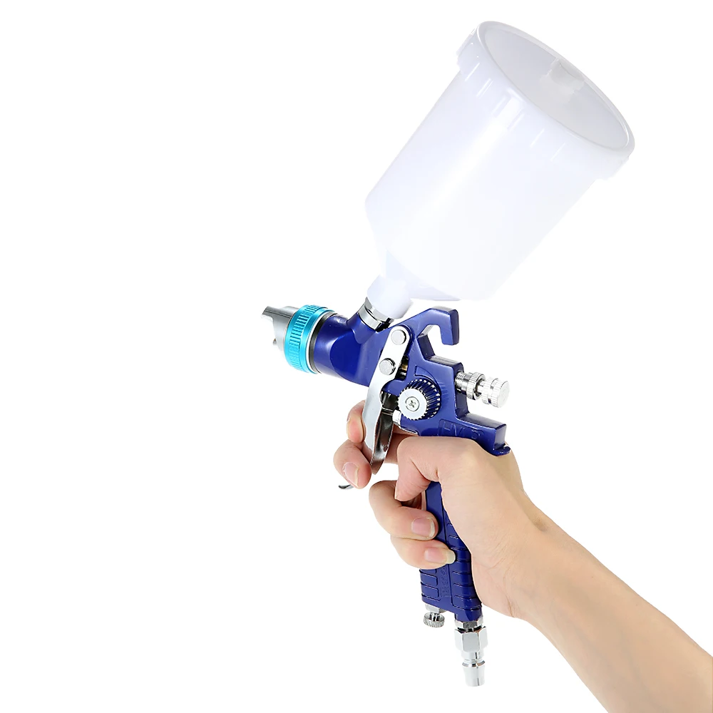 

Gravity Feed HVLP Paint Spray Gun Professional Airbrush aerografo Car Furniture Finishing Coat Painting Spraying Tool 1.4mm600cc