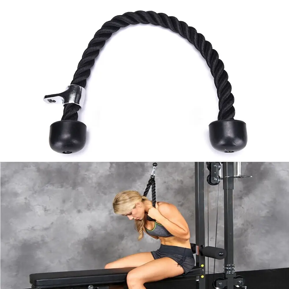 Rope Push Pull Down Cord For Bodybuilding Exercise Gym Workout For Home