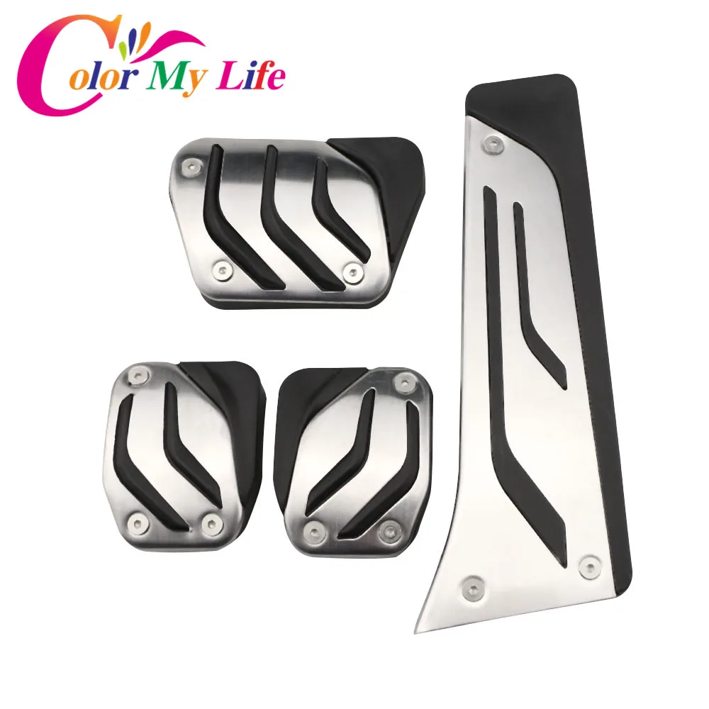 Buy Color My Life Stainless Steel Car Pedals Pedal