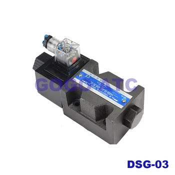 

Oil research type hydraulic electromagnetic reversing valve two-way DSG-03 three-position four-way hydraulic valve AC220V/DC24V