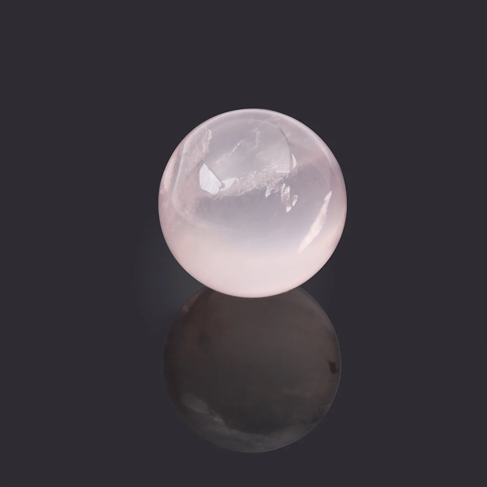 1 шт. DIY натуральный розовый аметист кварц Прозрачный камень сфера Кристалл флюорит шар Исцеление драгоценный камень домашний декор