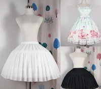 Women's Petticoat Crinoline Birdcage Cosplay Underskirt Sweet Tutu 2 Hoop Skirt For Wedding Adjustable For Lolita Girl