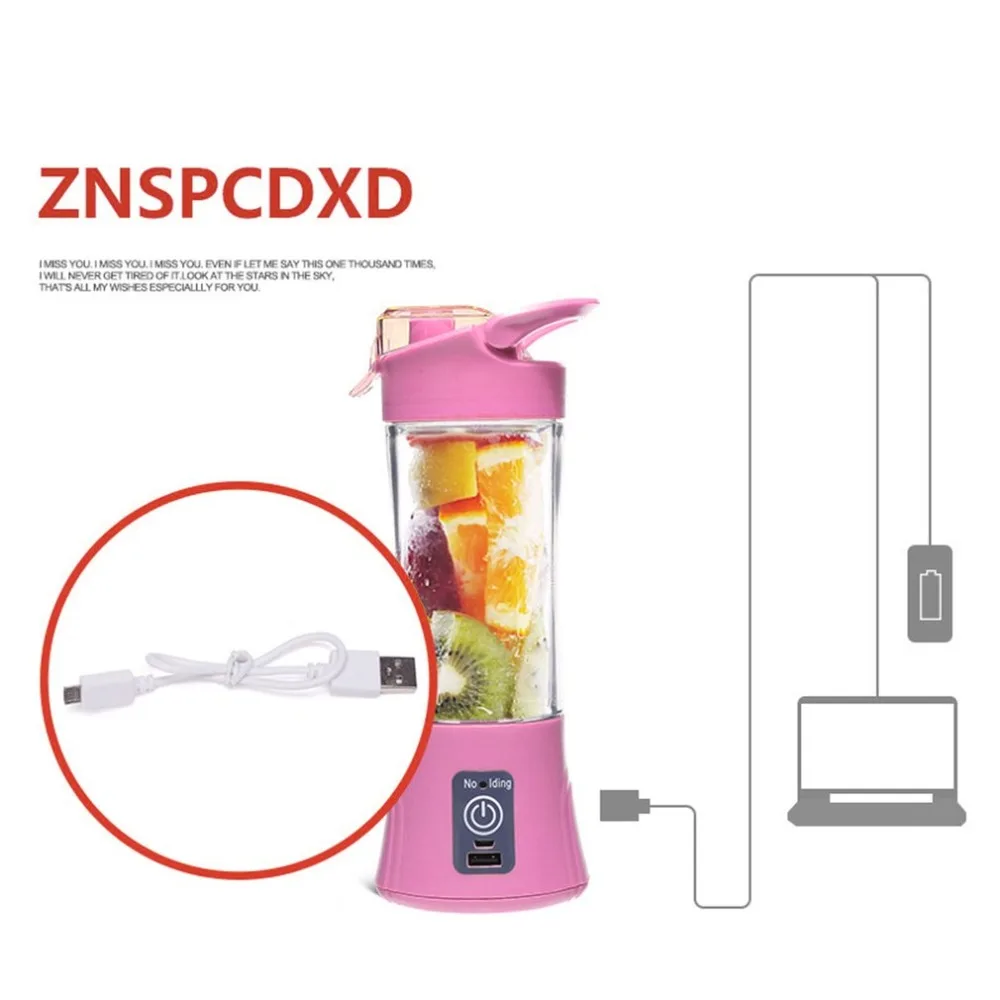 USB citrus juicer Compact Size Rechargeable Juicer Bottle Household Travel Use Handheld Fruit Juicer Machine Blender Bottle