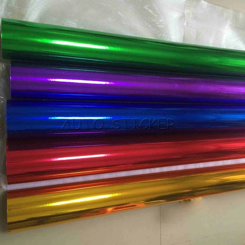 Chrome film wrap