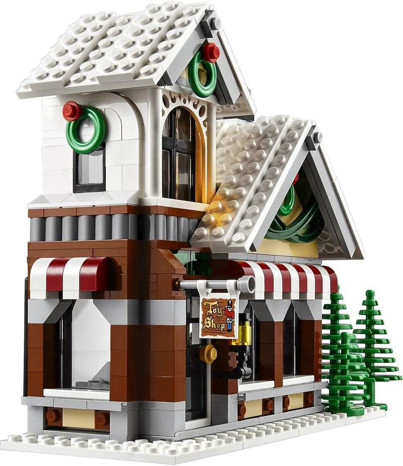 LELE-39015-945pcs-Winter-Village-Toy-Shop-Creator-CHRISTMAS-TREE-Building-Bricks-Blocks-Toys-Compatible-10249