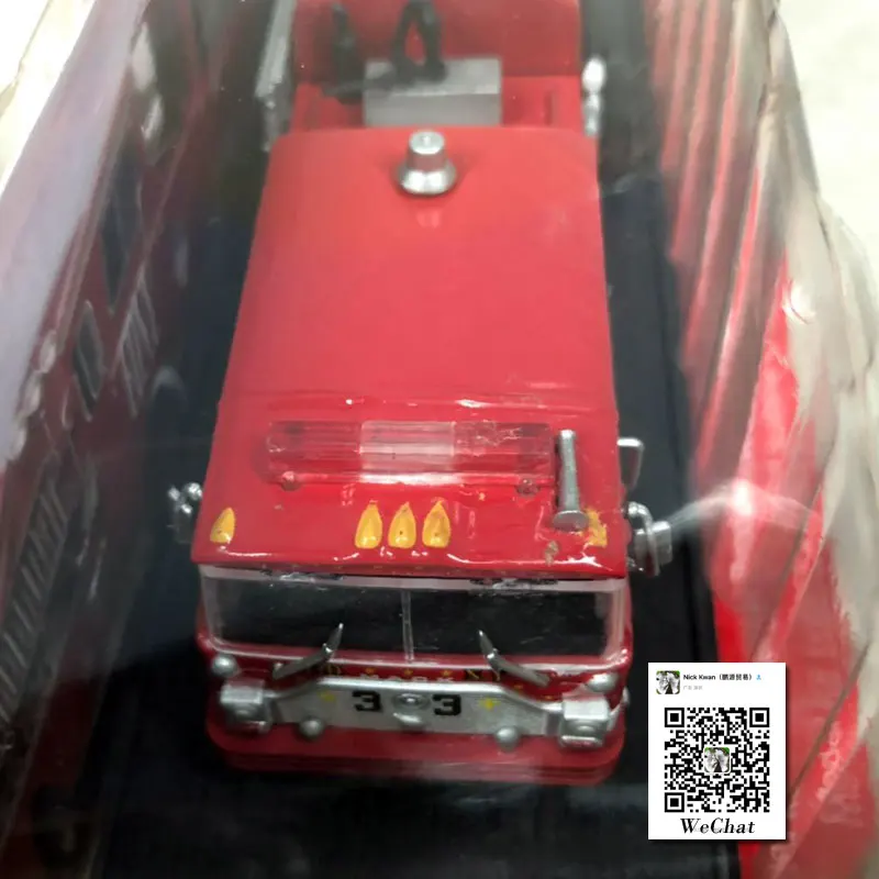 AMER 1/64 масштабная модель автомобиля игрушки 1979 Mack CF Pumper США пожарная машина литая под давлением металлическая модель грузовика игрушка для сбора, подарка, украшения