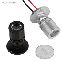 4 шт./лот) 1 Вт or3W Мини светодиодный прожектор, регулируемый светодиодный светильник с углом поворота 360 градусов, витрина с прилавком для шкафа, AC85-265V