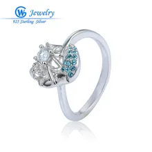 GW Superb Jewellery 2016 Style Ladies’s Rings Fish Magnificence with Model Crystal Engagement Wedding ceremony Rings Ladies Equipment RIPY077H20