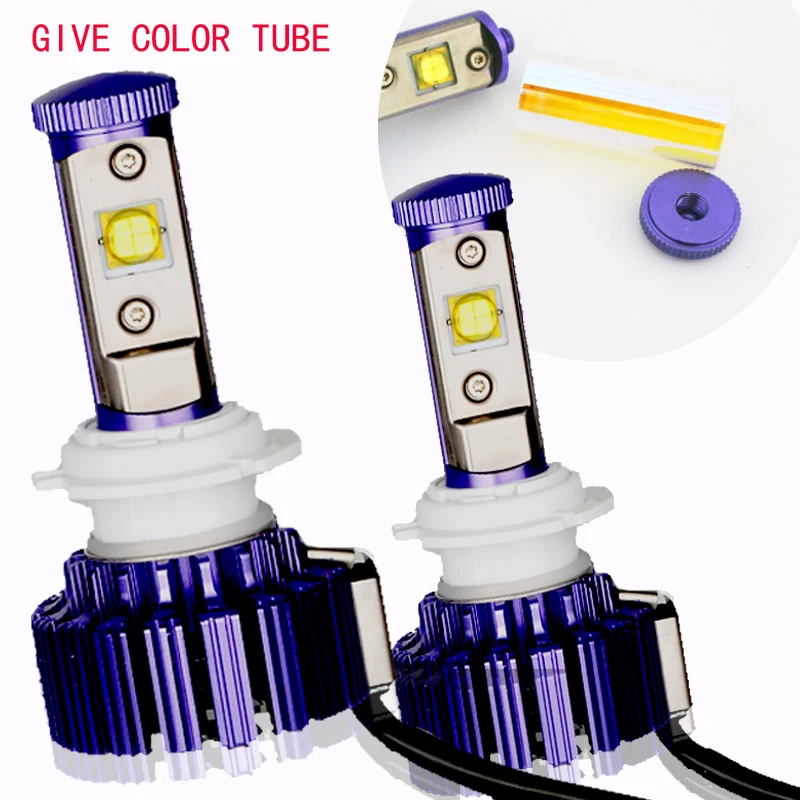 

Car led Headlight H7 LED H11 H8 HB3 9005 HB4 9006 H4 40W 6000LM 9-36V Flip Chip 6000K White Headlamp Replacement Kit