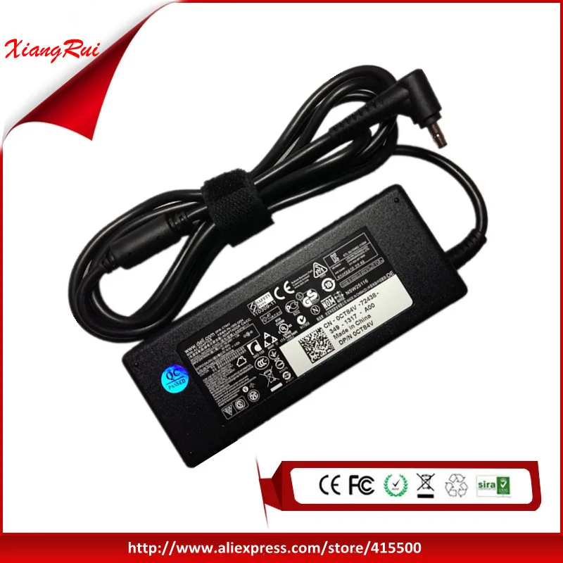 

90W 19.5V 4.62A Genuine Ultrabook AC Adapter for Dell Vostro 5460 and 5560 Series FA90PM111,CT84V,PA-1900-32D4,GJN3G,ADP-90LD D