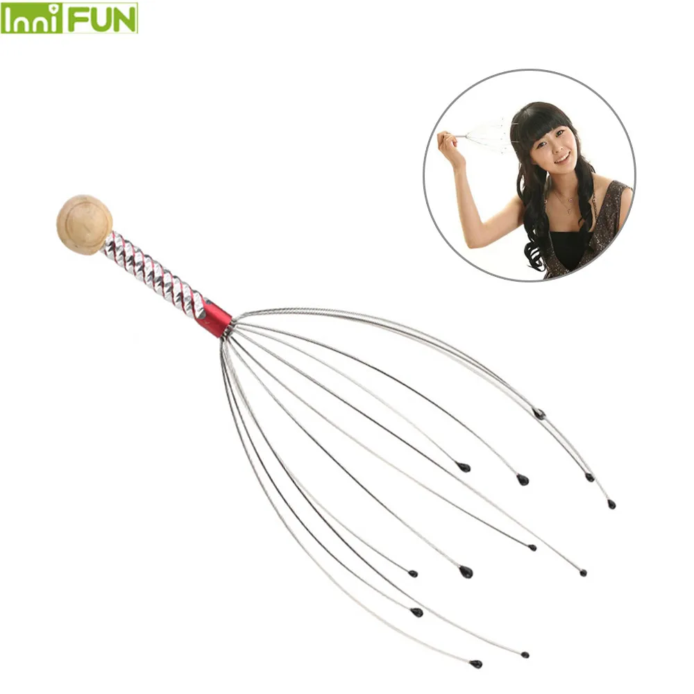 

Head Massager Octopus Claw Massager Tool Head Scalp Neck Equipment Stress Release Relax Massage Tens Pain Relief Head Care