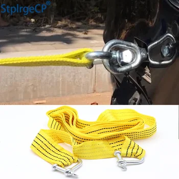 

High quality 3M 5 Ton Tow Cable Towing Pull Rope Snatch Strap Heavy Duty Road Recovery Car Truck