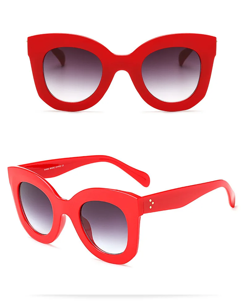 Роскошные Брендовые женские солнцезащитные очки модные винтажные Ретро в форме кошачьих глаз Солнцезащитные очки женские солнцезащитные очки для женщин ray bann lunette