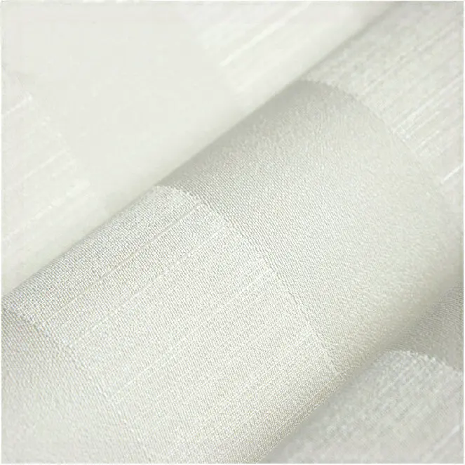 Modern simple style neutral colour off white textured striped vinyl