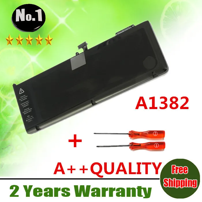 Prix pour Gros Nouvelle batterie d'ordinateur portable POUR APPLE MacBook Pro 15 "A1286 (2011 Version) MC721 MC723 Série Remplacer A1382 Prix pour Gros Nouvelle batterie d'ordinateur portable POUR APPLE MacBook Pro 15 "A1286 (2011 Version) MC721 MC723 Série Remplacer A1382