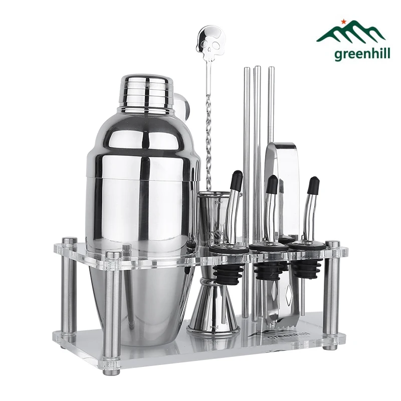 Us 26 99 Greenhill Premium Bar Tool Set 12 Pieces Barware Tail Shaker Kit 18 8 Jigger Spoon Pour Straw Ice Tong Stand In Sets Us 26 99 Greenhill Premium Bar Tool Set 12 Pieces Barware Tail Shaker Kit 18 8 Jigger Spoon Pour Straw Ice Tong Stand In Sets