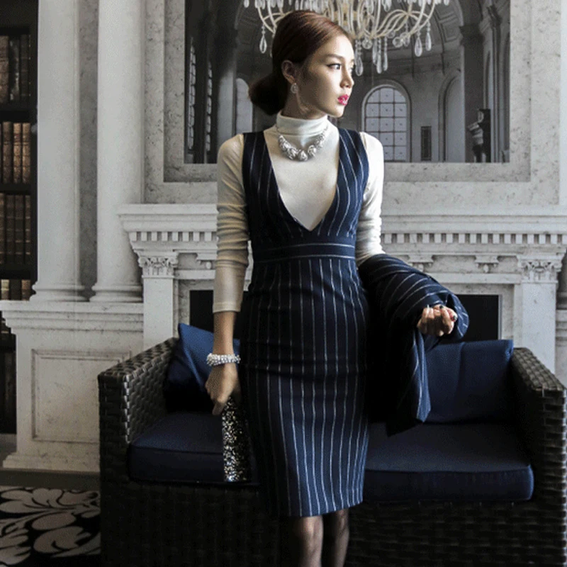 2 Two Piece Sets Women Blazer Suits Elegante With Skirt Cotton Striped Women Autumn Spring Blazer+Dress new For Women Clothes 2 Two Piece Sets Women Blazer Suits Elegante With Skirt Cotton Striped Women Autumn Spring Blazer+Dress new For Women Clothes