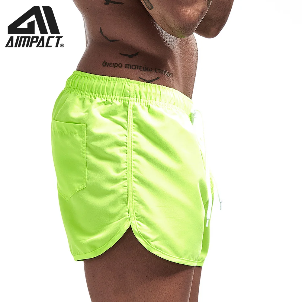 Aimpact мужские быстросохнущие пляжные шорты летние праздничные однотонные раздельные пляжные плавки для серфинга гибридные спортивные шорты для мужчин AM2165