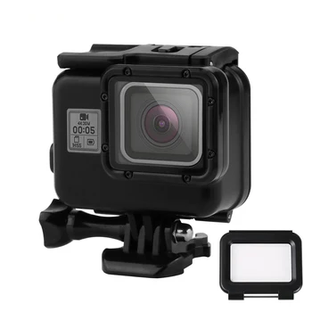 

Black King Kong Waterproof Housing Case with Touch Screen Back Cover for Gopro Hero 6 5 Underwater Accessories