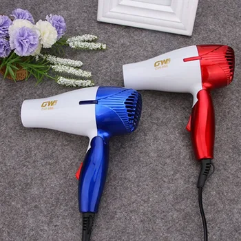 

1Pc Portable Hair Hot wind Dryer Styling Tools Folding Foldable Compact Traveller Blower Low Power School Students Air Blower