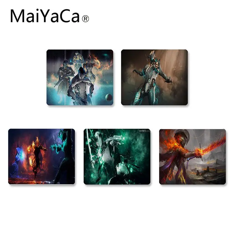 

MaiYaCa warframe Computer Gaming Mouse mats Rubber PC Computer Gaming mouse pad anime mousepads desk pad