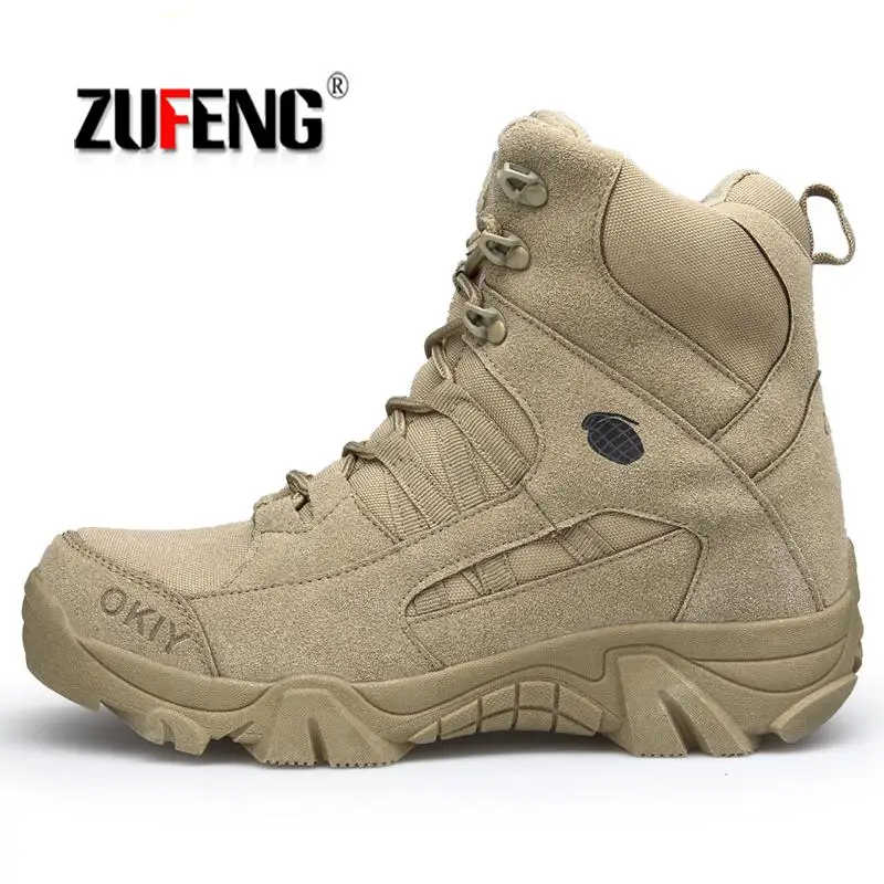 

High-quality Comfortable Outdoor Sports Tactical Camping Shoes Men's Boots For Climbing Breathable Mountain Boots Hiking Shoes