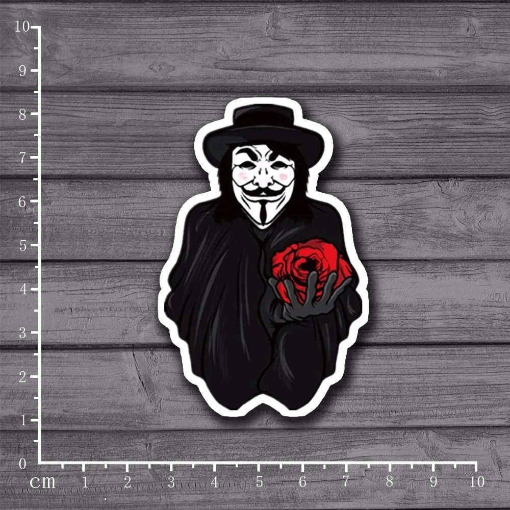 

V for Vendetta Scrapbooking Stationery Sticker Decor For Ablum Diary Scrapbookin Laptop Notebook School Supplies[Single]
