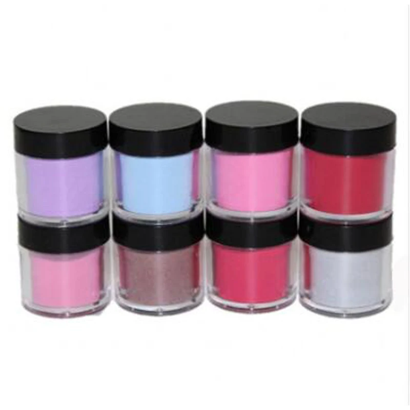 

10 ML/Jar Dipping Nail Powder 8 Colors Nail Dipping Powder without Lamp Cure Fast Dry Powder 1Pcs Nails Dipping Powder Dip BFA46