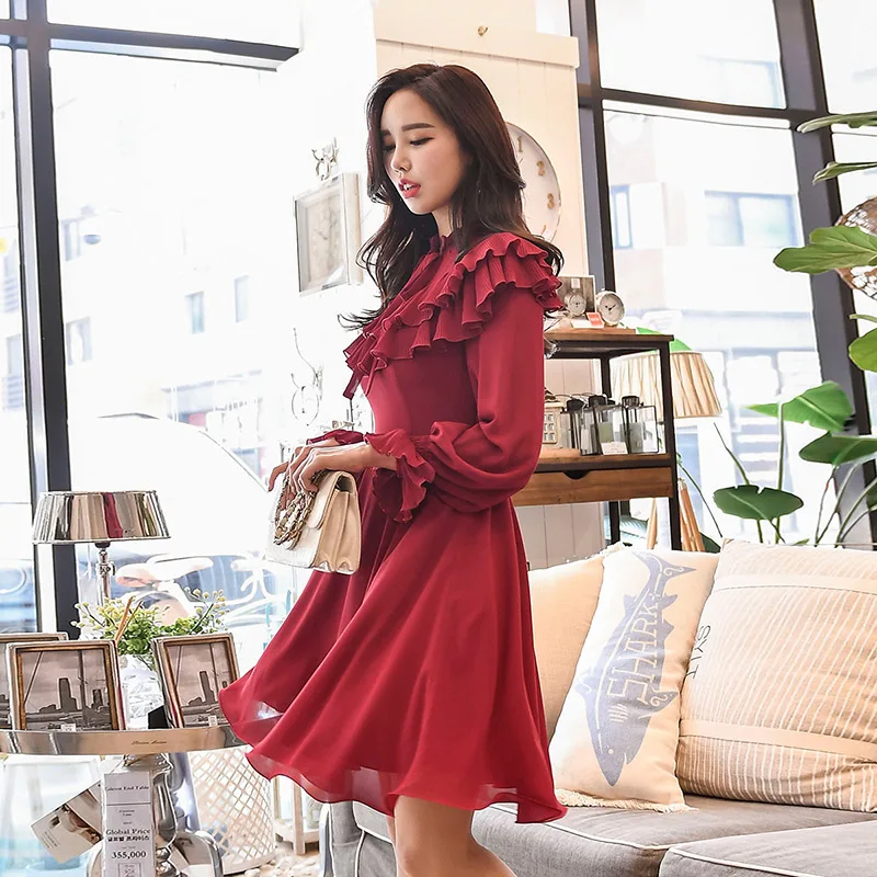 new chiffon dresses 2018
