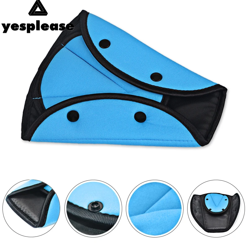 

Yesplease 1pcs Children Car Safety Pad Harness Seat Belt Adjust Device Triangle Baby Child Protection Adjuster Car Seat Belt