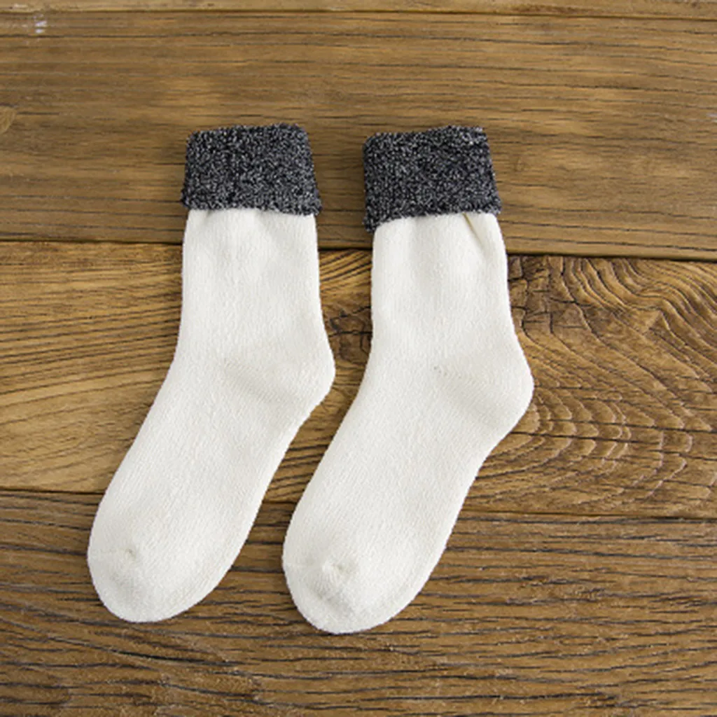 JAYCOSIN 2019 модные удобные женские зимние теплые модные однотонные Повседневные носки Stocke 11,27