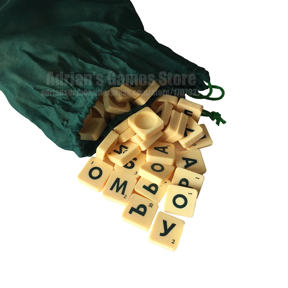 Scrabble настольная игра Алфавит Эрудит для детей настольные игры на русский 104