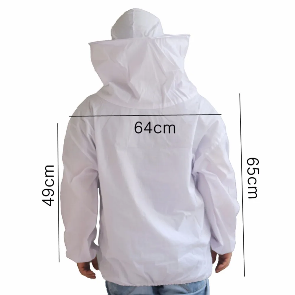 

White Split Bee Safe Suit Top Pant Defend Bee Keeping Gloves Safety Clothing