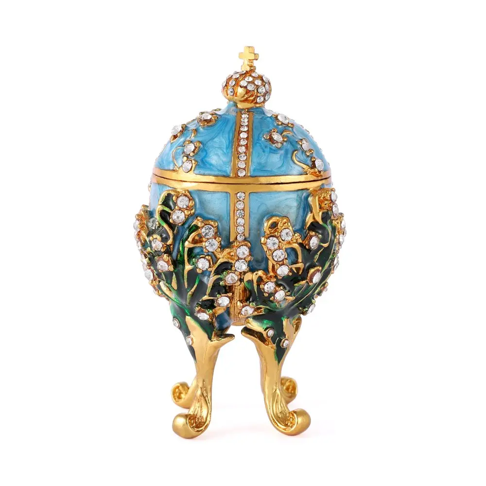 QIFU Новое поступление домашний декор Faberge яйцо 1898 ландыши копия яйца для домашнего декора