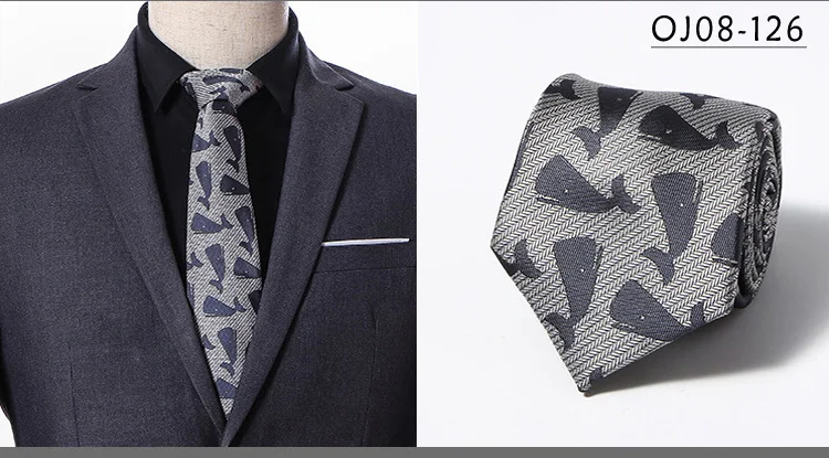 YISHLINE Модные мужские s 8 см галстуки Классический галстук синий для мужчин полосы Пейсли красный Жених Галстук Свадебная вечеринка аксессуары OEM - Цвет: OJ08-126