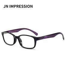 Женская одежда брендовые дизайнерские очки подходят для легкого веса, прозрачные, очки для чтения с полной оправой 1,0-4,0 диоптрий JN T18980