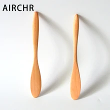 Японский дизайн Zakk десертный нож деревянный нож для сыра Buttter Рассекатель 20 шт./лот натуральные деревянные столовые приборы высокого качества