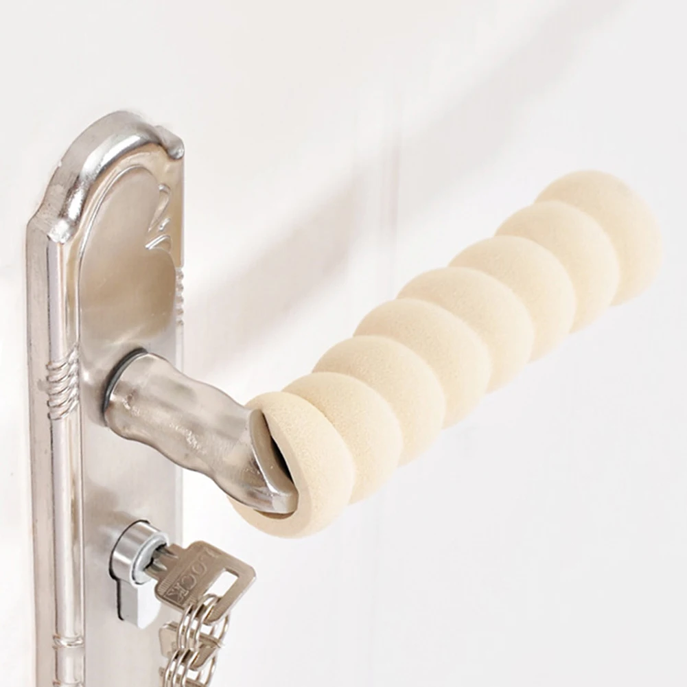 

Drop Shipping Room Door Knob Cover Spiral Anti-Collision Security Door Handle Protect Cover Baby Children Kids Safety Supplies